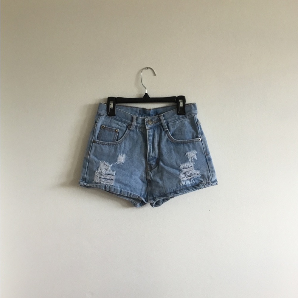 JEANS Light Wash Jean Shorts/ Size 23